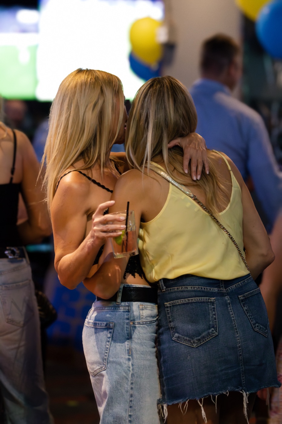 Guests celebrating at an event